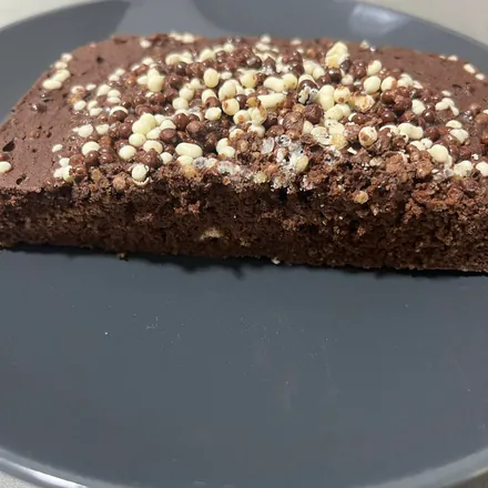 Porción de tarta de chocolate